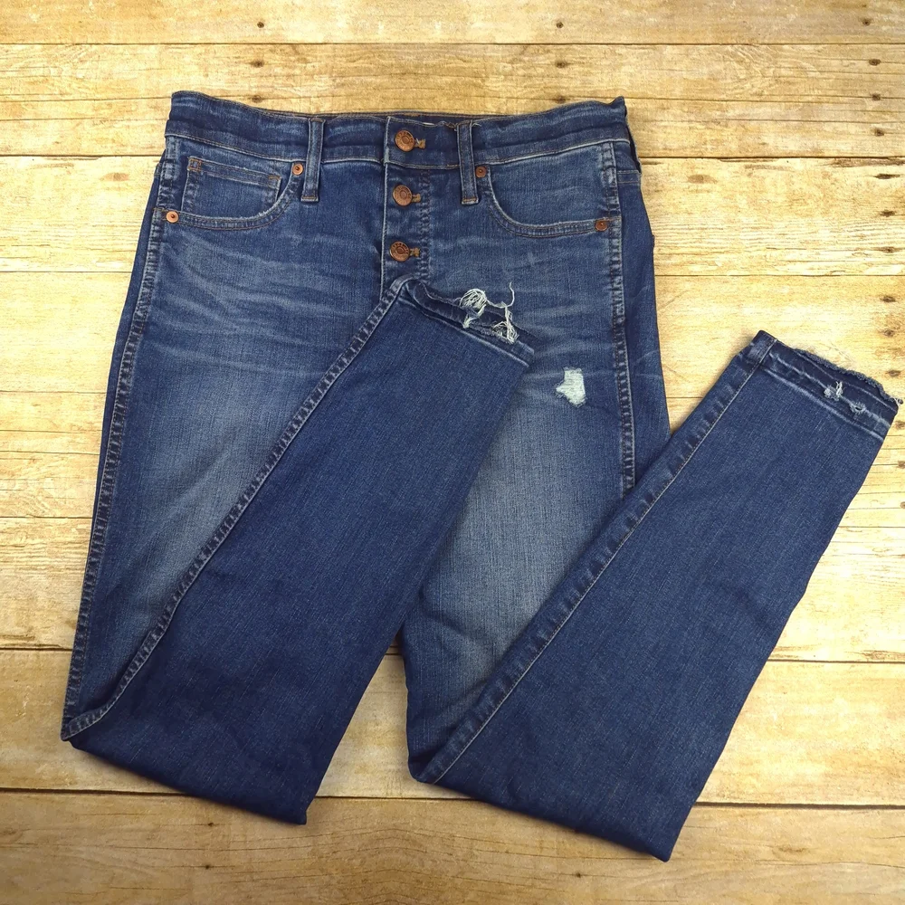 Madewell Women's Blue Jeans - Picture 3 of 7